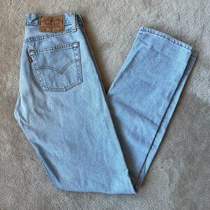 Vintage Levi's 501 Light Wash Jeans, W27 L32